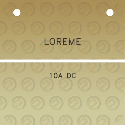 loreme-10a-dc