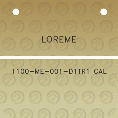 loreme-1100-me-001-d1tr1-cal