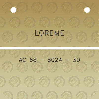 loreme-ac-68-8024-30