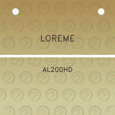 loreme-al200hd