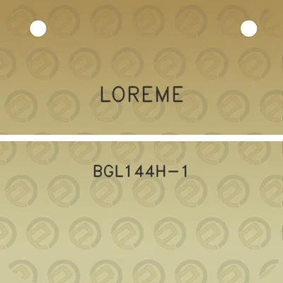 loreme-bgl144h-1