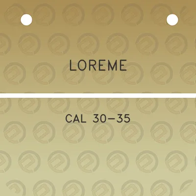 loreme-cal-30-35