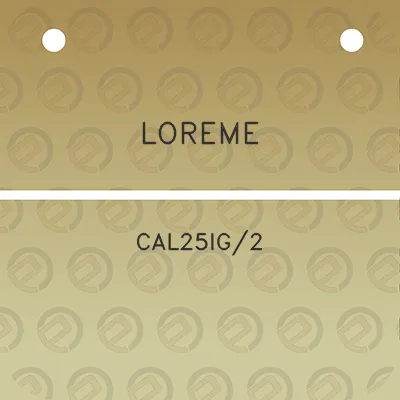 loreme-cal25ig2