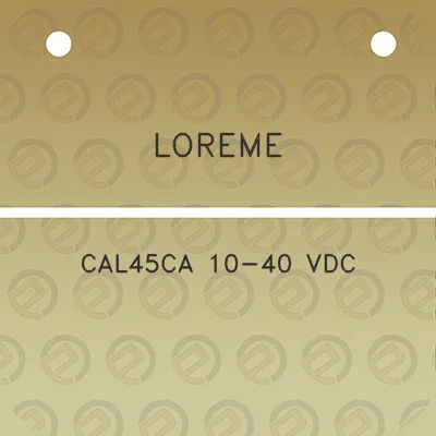 loreme-cal45ca-10-40-vdc