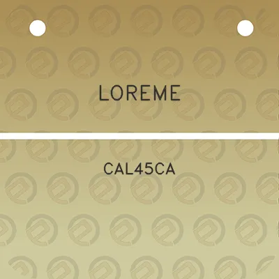 loreme-cal45ca