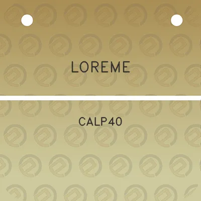 loreme-calp40