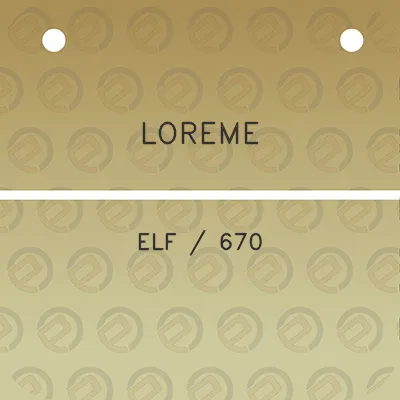 loreme-elf-670