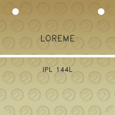 loreme-ipl-144l