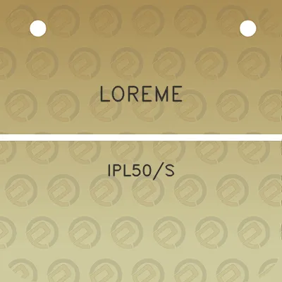 loreme-ipl50s