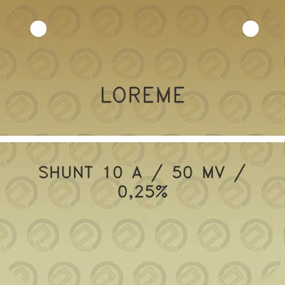 loreme-shunt-10-a-50-mv-025