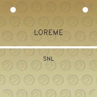 loreme-snl