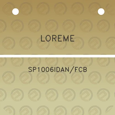 loreme-sp1006idanfcb