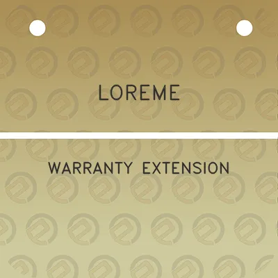 loreme-warranty-extension