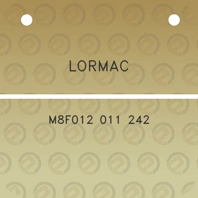 lormac-m8f012-011-242