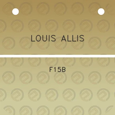 louis-allis-f15b