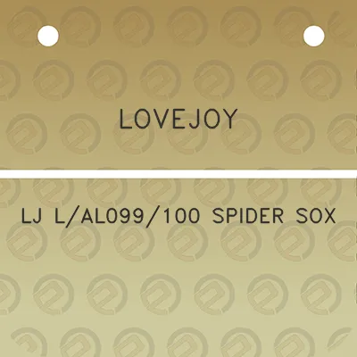 lovejoy-lj-lal099100-spider-sox