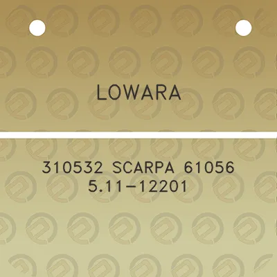 lowara-310532-scarpa-61056-511-12201