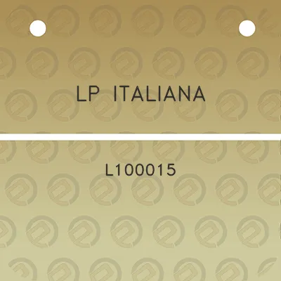 lp-italiana-l100015