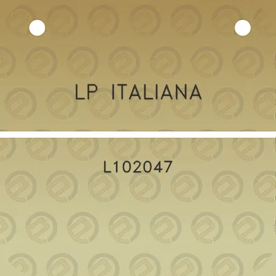 lp-italiana-l102047