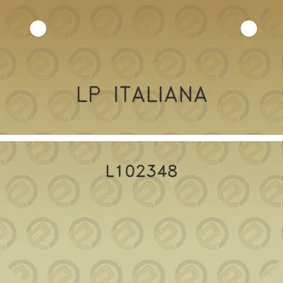 lp-italiana-l102348