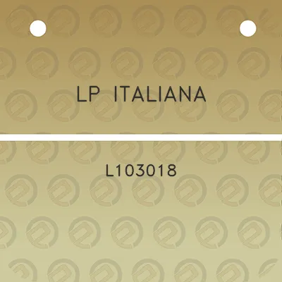 lp-italiana-l103018