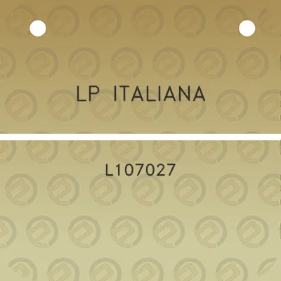 lp-italiana-l107027