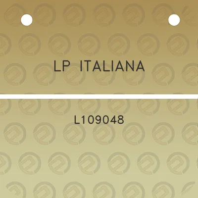 lp-italiana-l109048