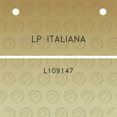 lp-italiana-l109147