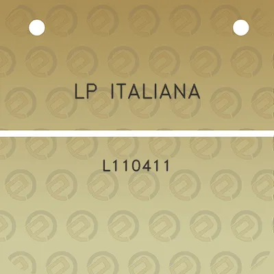 lp-italiana-l110411