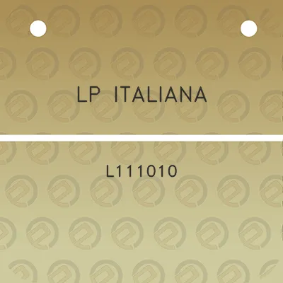 lp-italiana-l111010