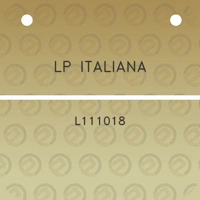 lp-italiana-l111018