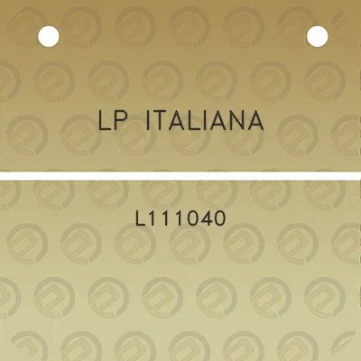 lp-italiana-l111040