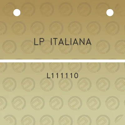 lp-italiana-l111110