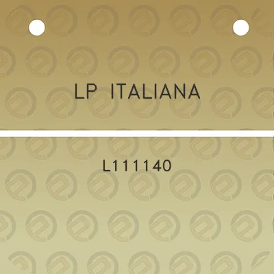 lp-italiana-l111140