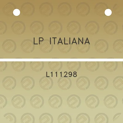 lp-italiana-l111298