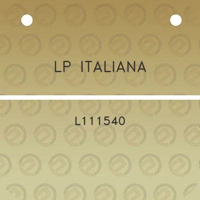 lp-italiana-l111540