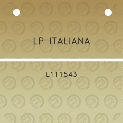 lp-italiana-l111543