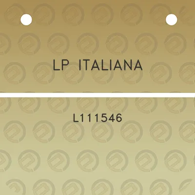 lp-italiana-l111546