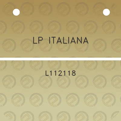 lp-italiana-l112118