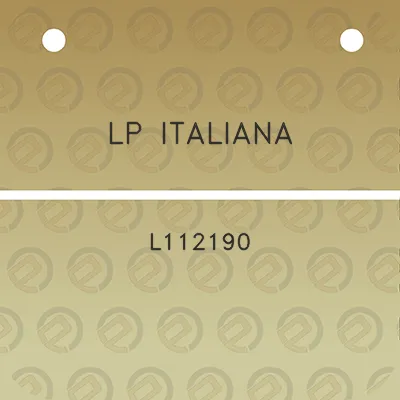 lp-italiana-l112190