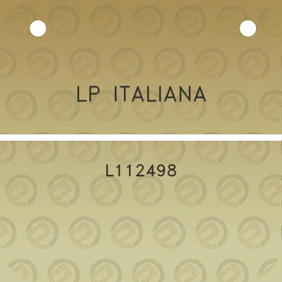 lp-italiana-l112498