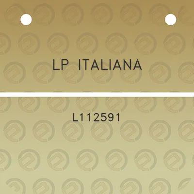 lp-italiana-l112591