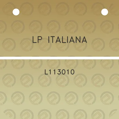 lp-italiana-l113010