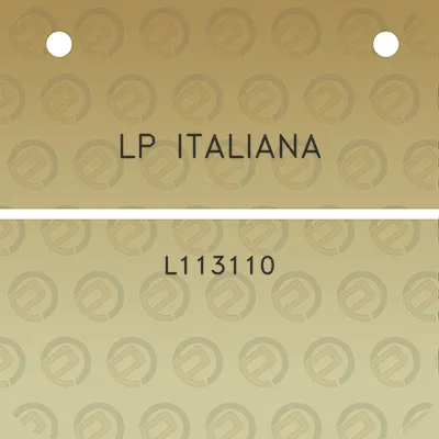 lp-italiana-l113110