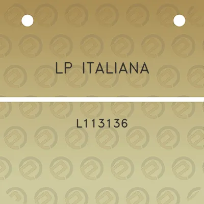 lp-italiana-l113136