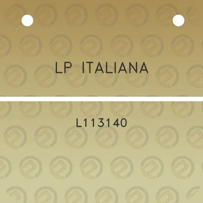 lp-italiana-l113140