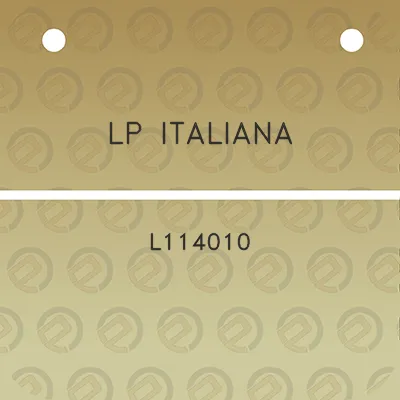 lp-italiana-l114010