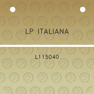 lp-italiana-l115040