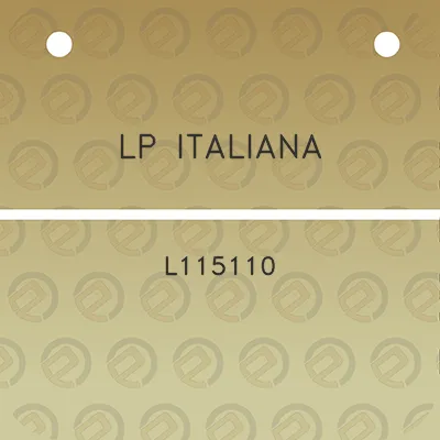 lp-italiana-l115110