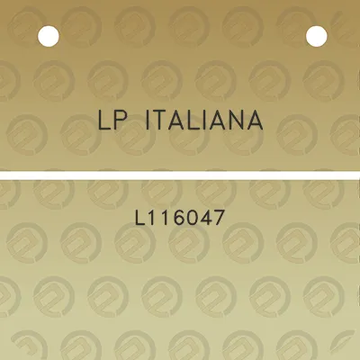 lp-italiana-l116047